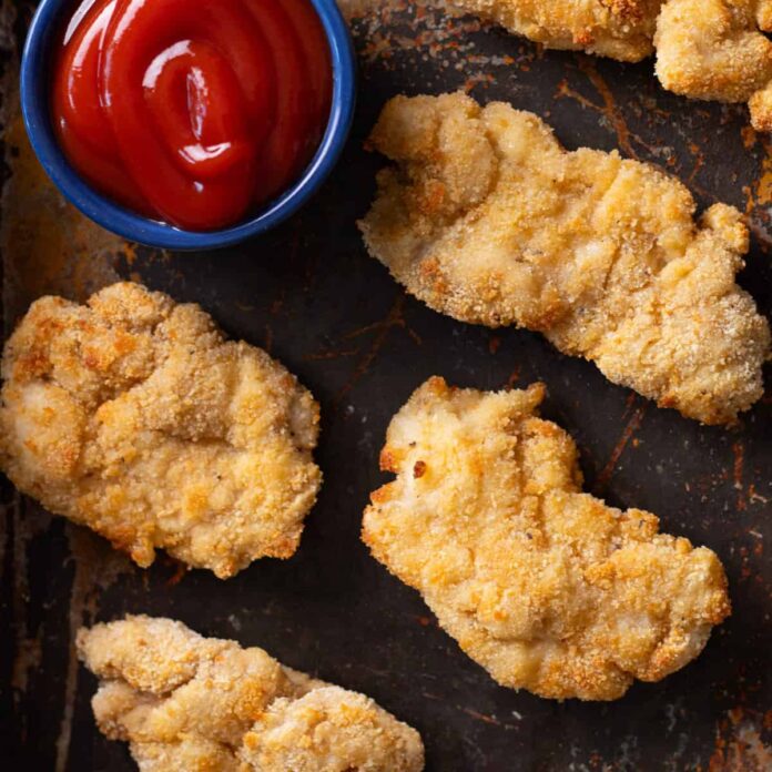 Air fryer fried chicken tenders.