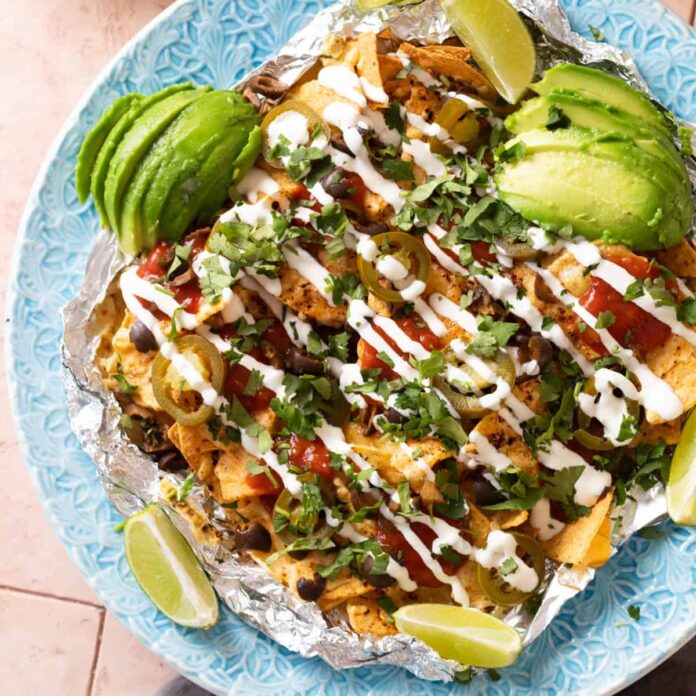 Air Fryer Nachos With Tajin