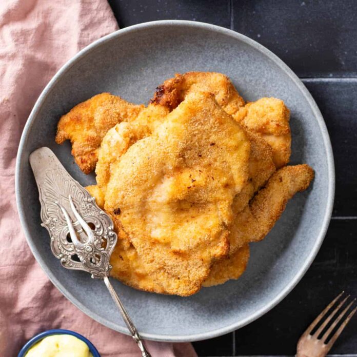 Air fryer chicken cutlets.