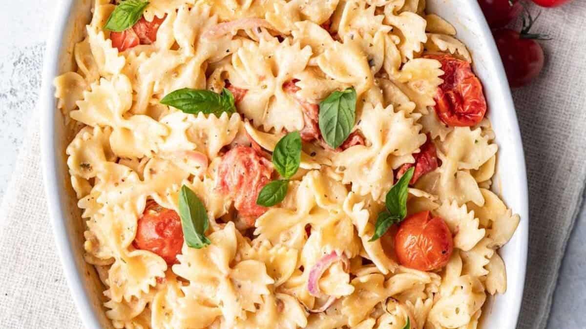 Pâtes au fromage Boursin.