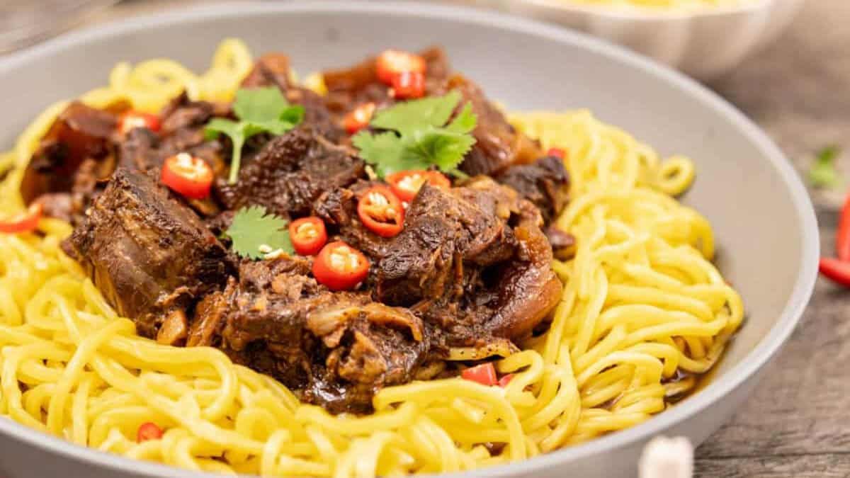 Ragoût de bœuf thaï.