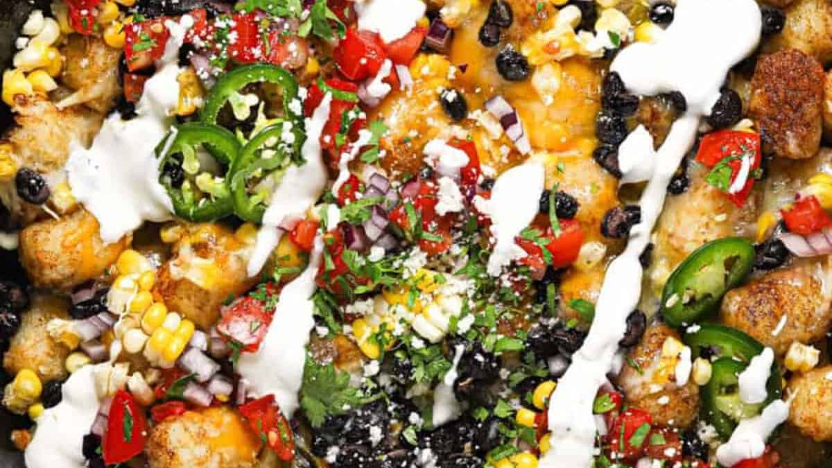Nachos de Tater Tot.