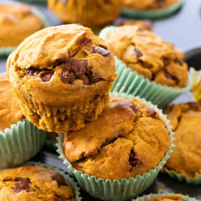 Pumpkin banana muffins.