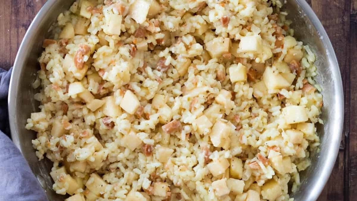 Risotto aux pommes.