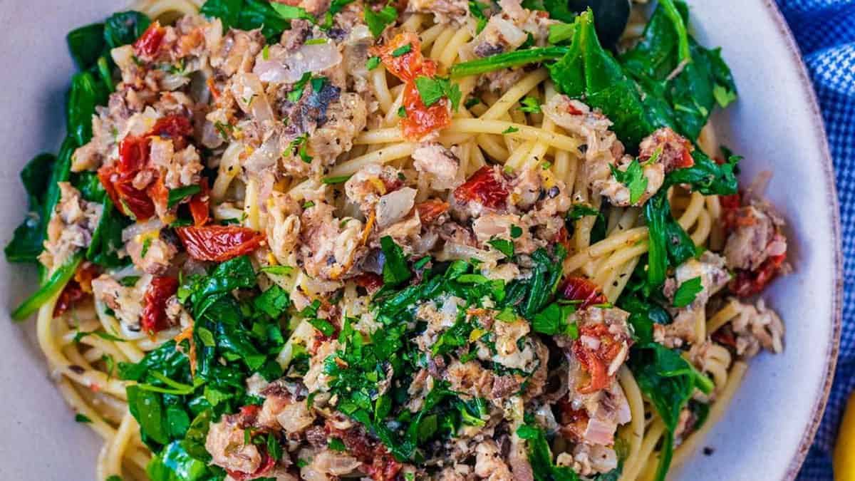 Pâtes aux Sardines.