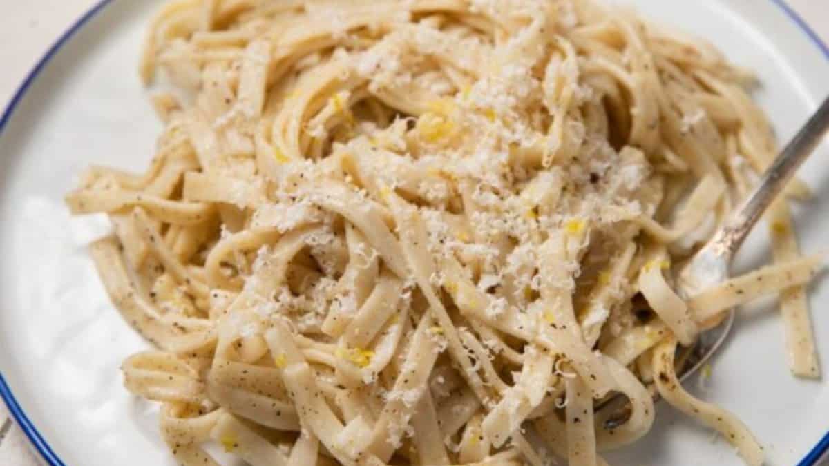 Pâtes au Poivre Citron.