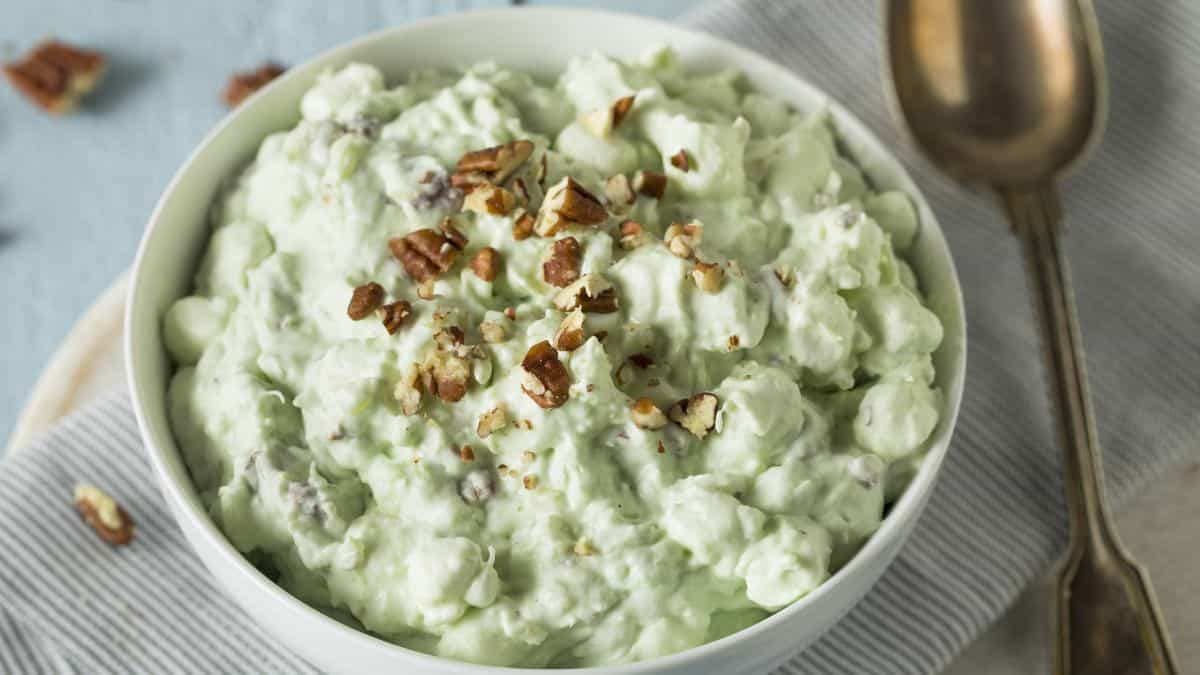Un bol de salade pistache Watergate.