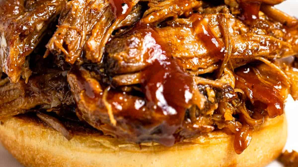 Recette de burger de porc effiloché à l'Instant Pot