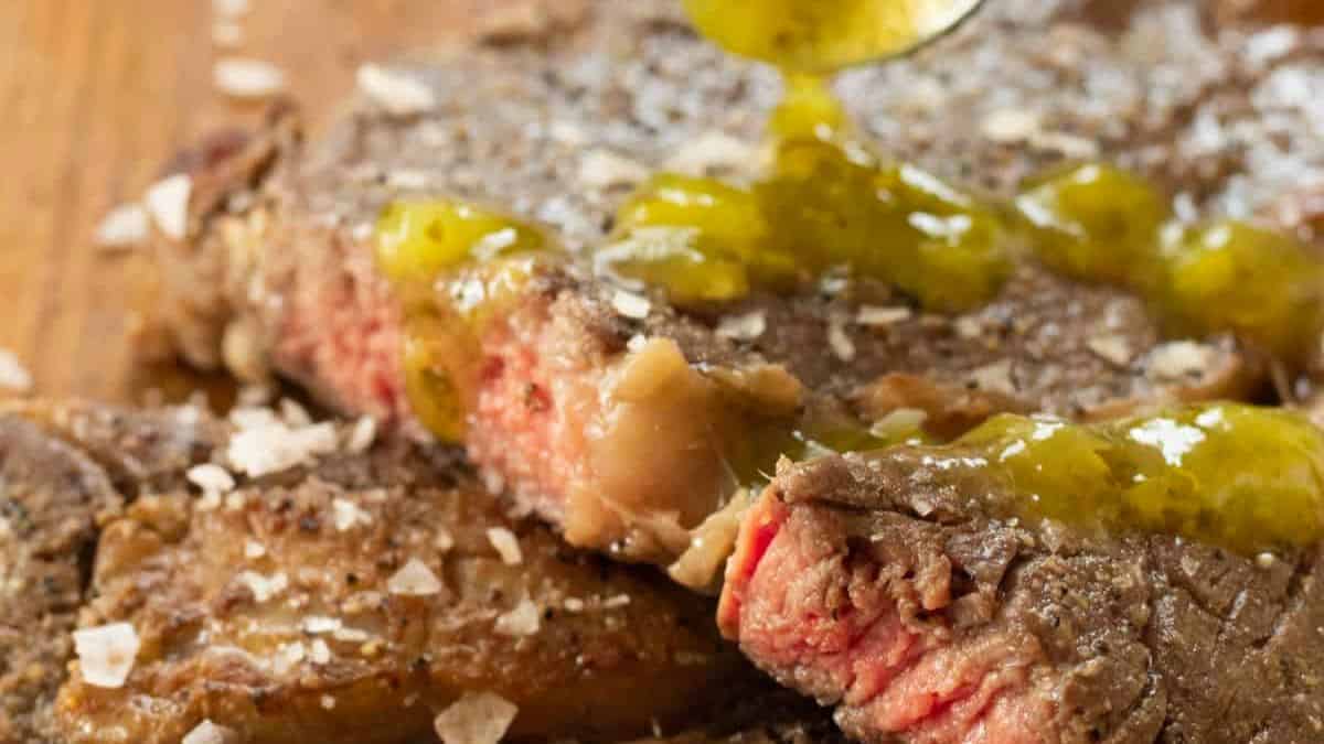 Comment cuire un steak rib eye.