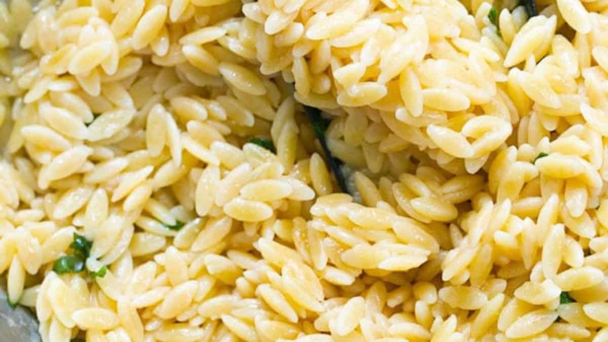 orzo au citron.