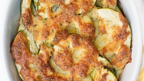 Casserole de courgettes.