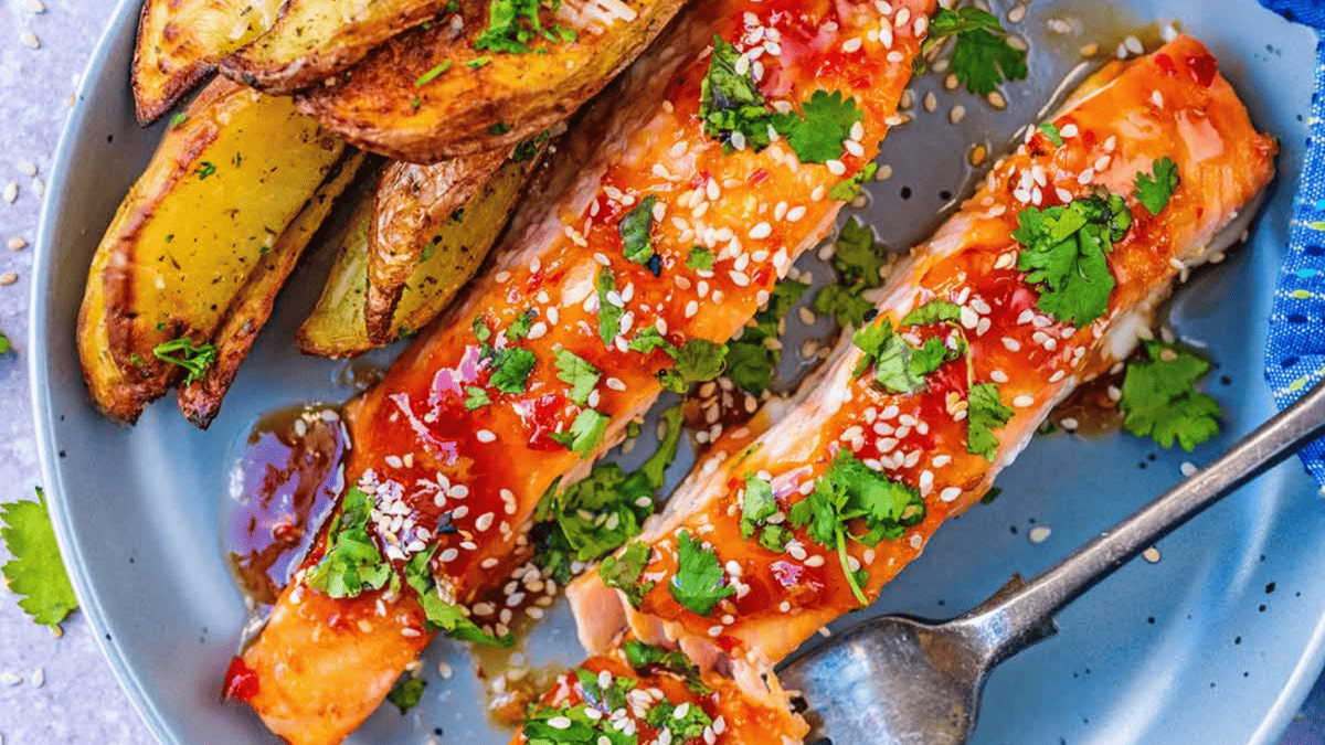 Saumon au chili doux.