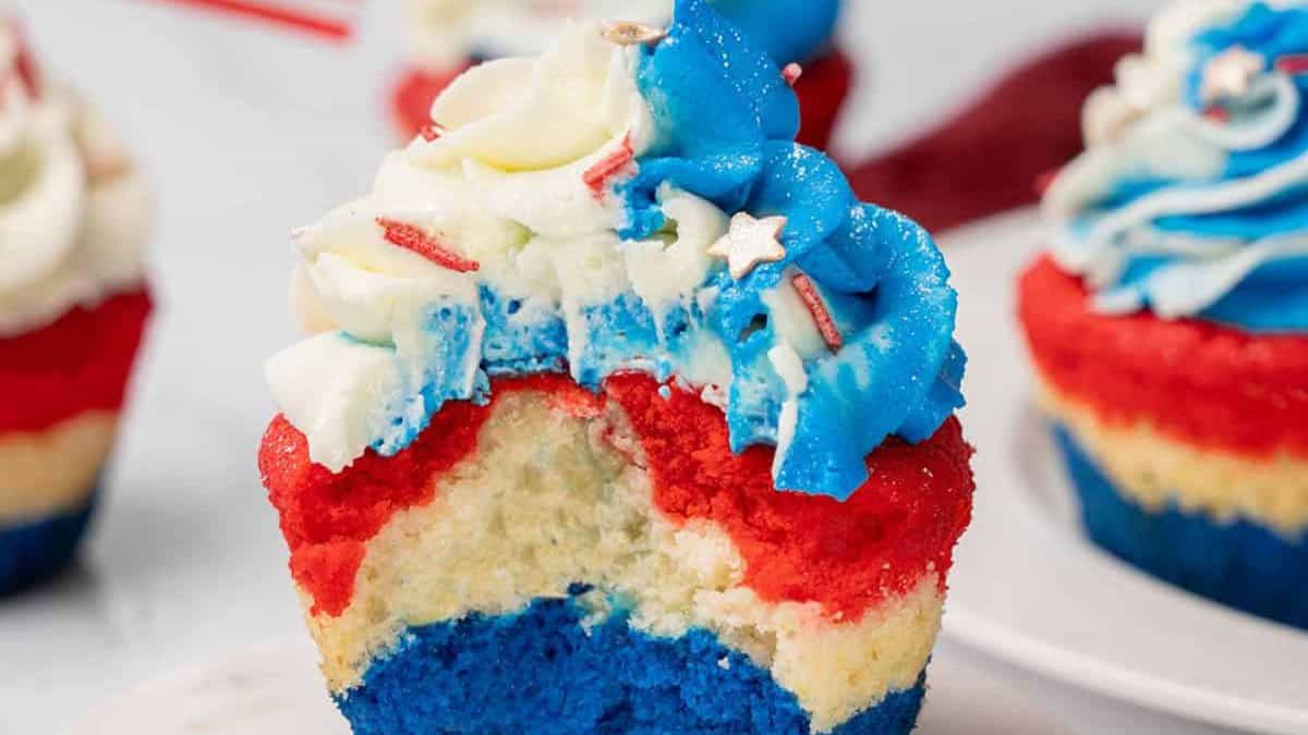 Cupcakes du 4 juillet.