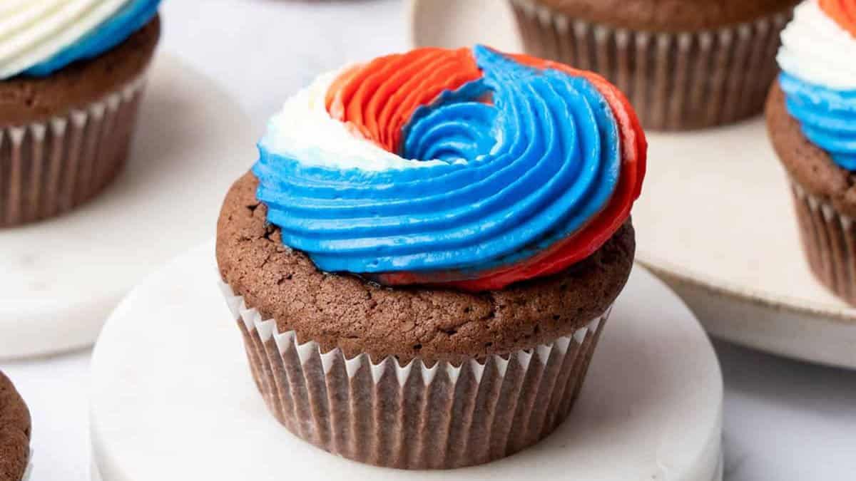 Cupcakes Brownie du 4 juillet.