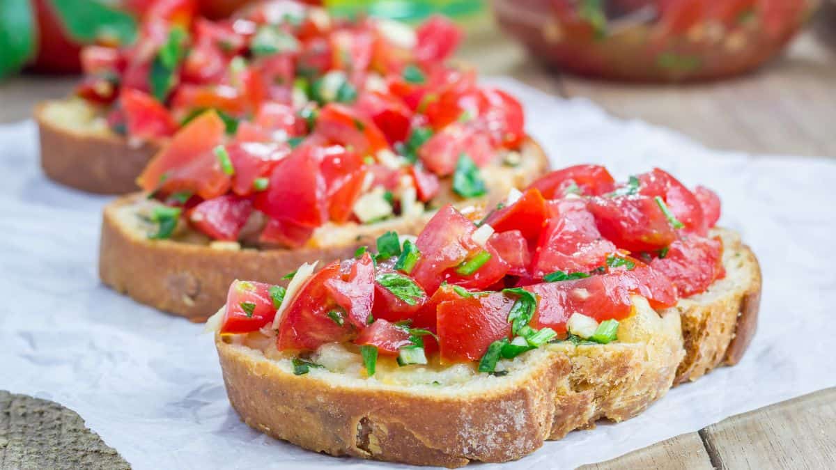 Bruschetta.