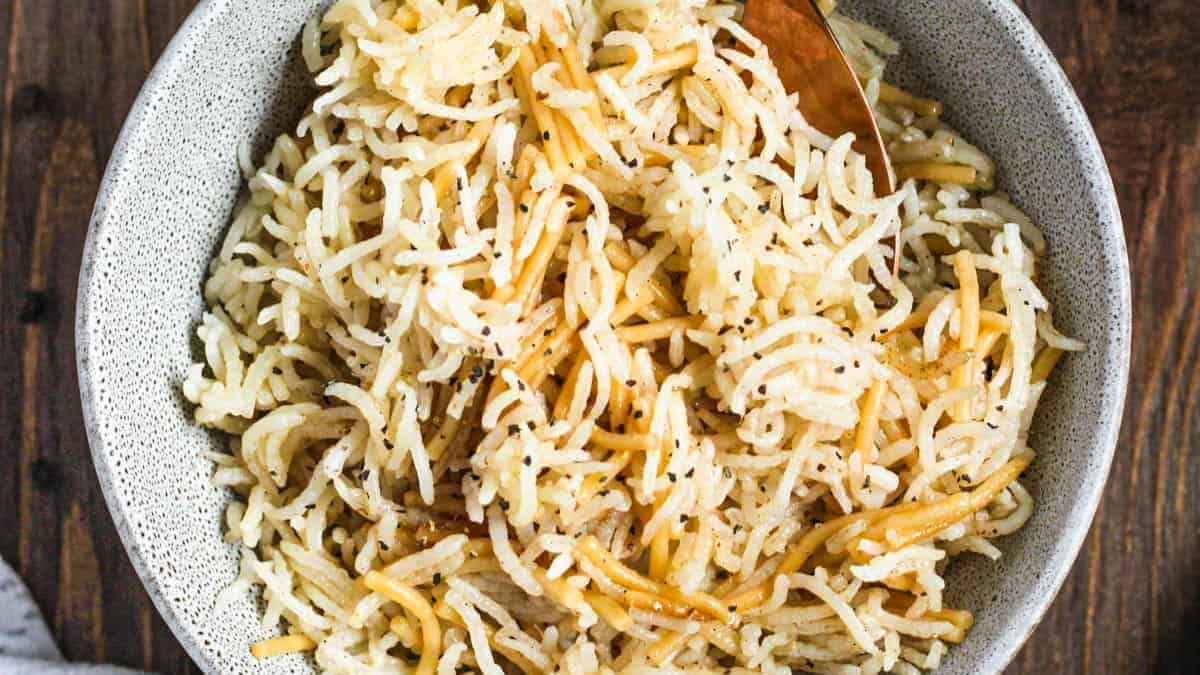 Riz vermicelle (Pilaf de riz arménien).