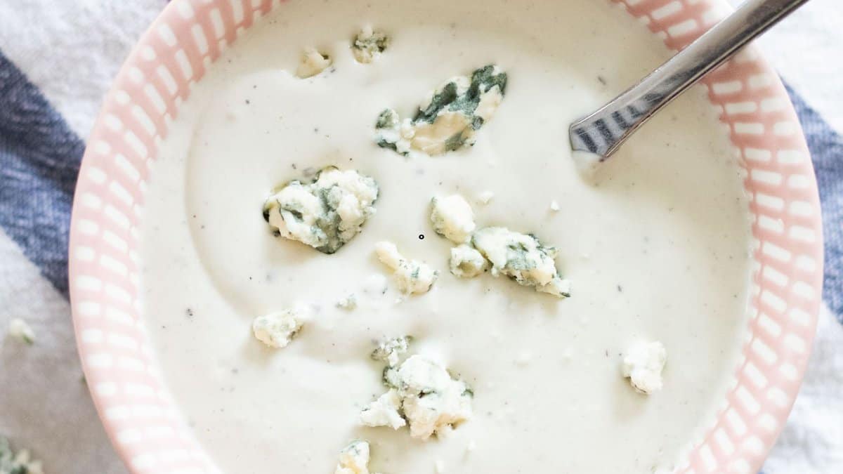 Sauce au fromage bleu.