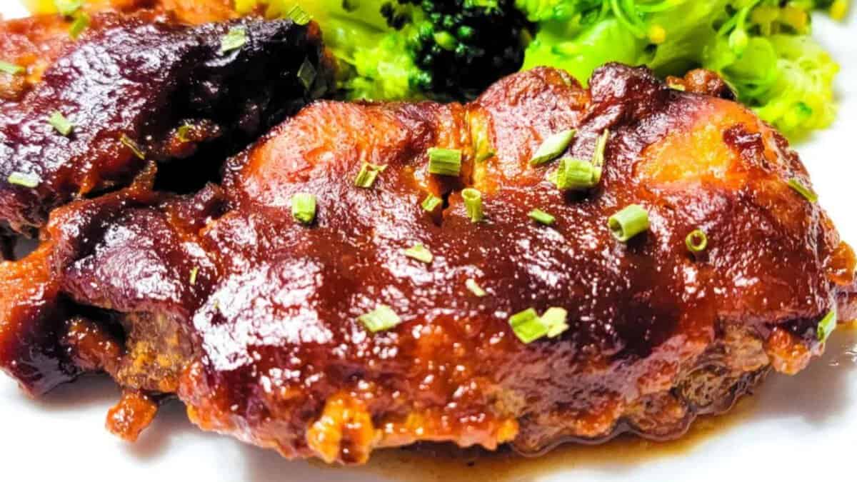 Cuisses de Poulet BBQ au Crockpot.