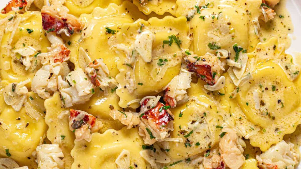 Ravioli au Homard.