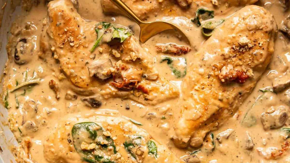 Poulet Toscan Sans Produits Laitiers.