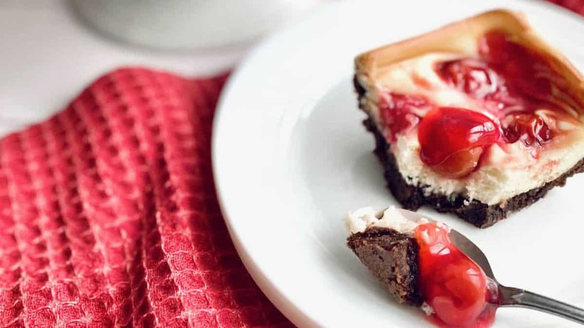 Brownies au Cheesecake aux Cerises.