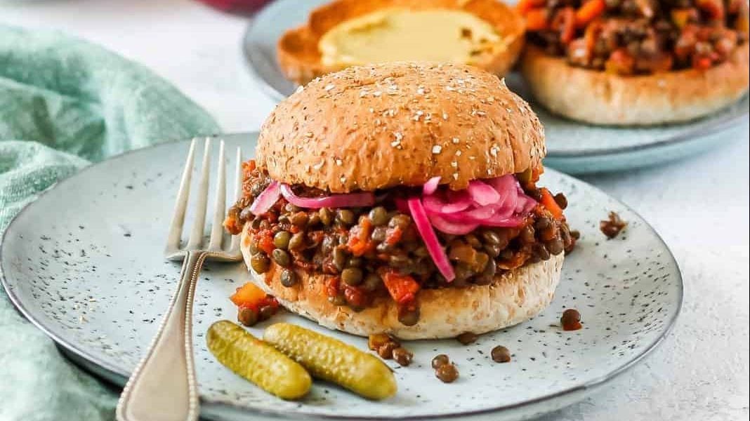 Un sloppy joe végétalien.