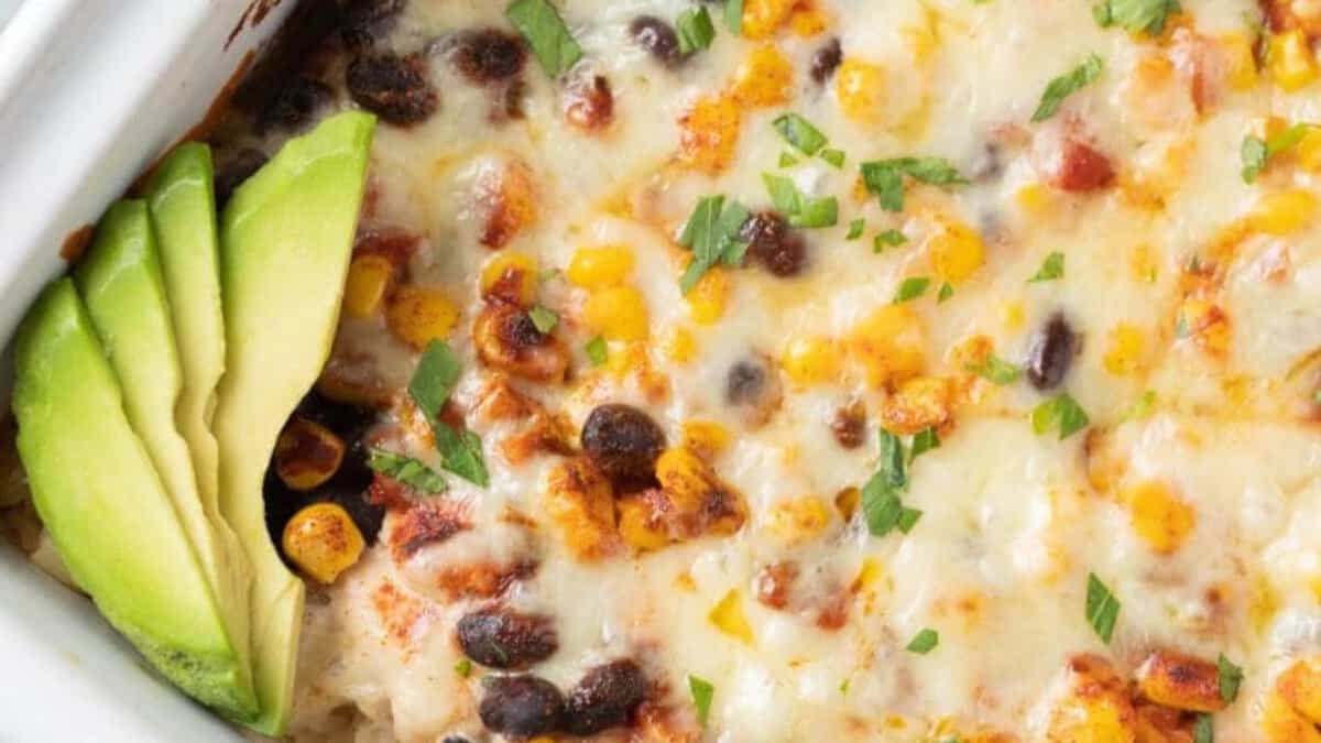 Casserole de poulet du sud-ouest.