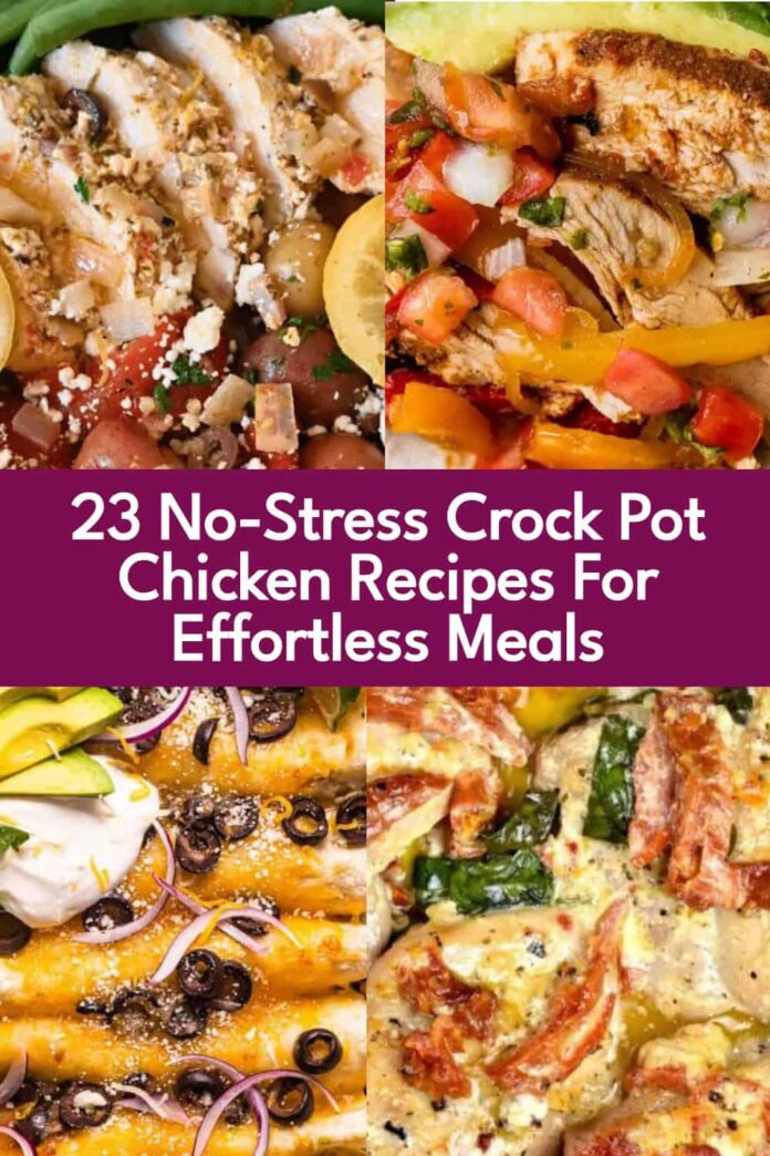 23 Effortless Crock Pot Chicken Dinners for Stress-Free Cooking