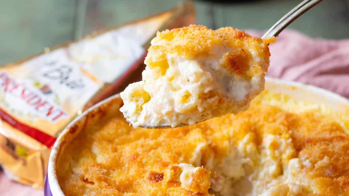 Macaroni au Fromage au Brie.