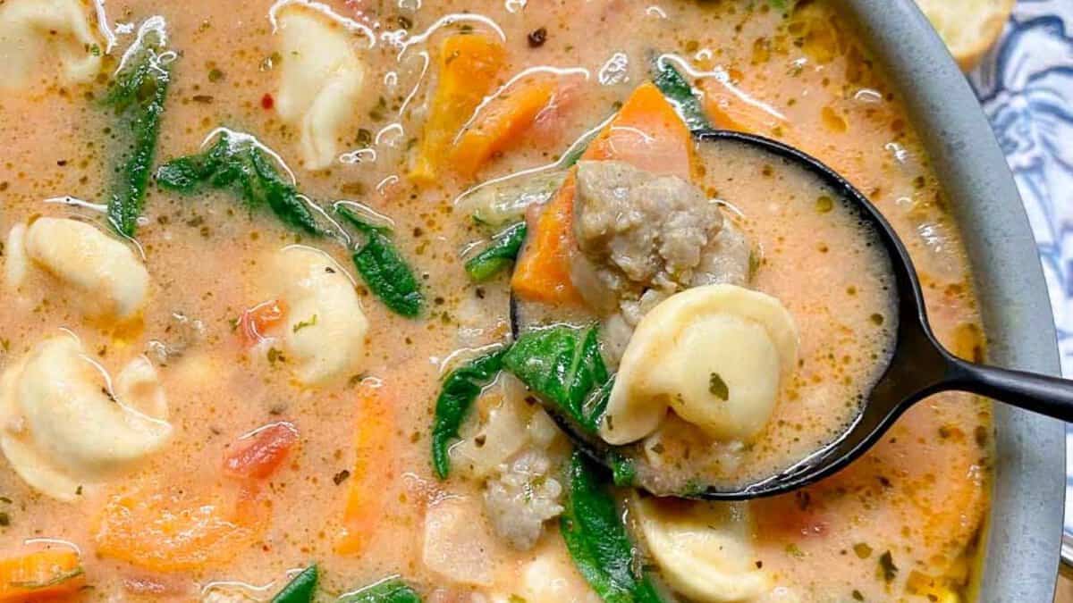 Soupe Crémeuse de Tortellini