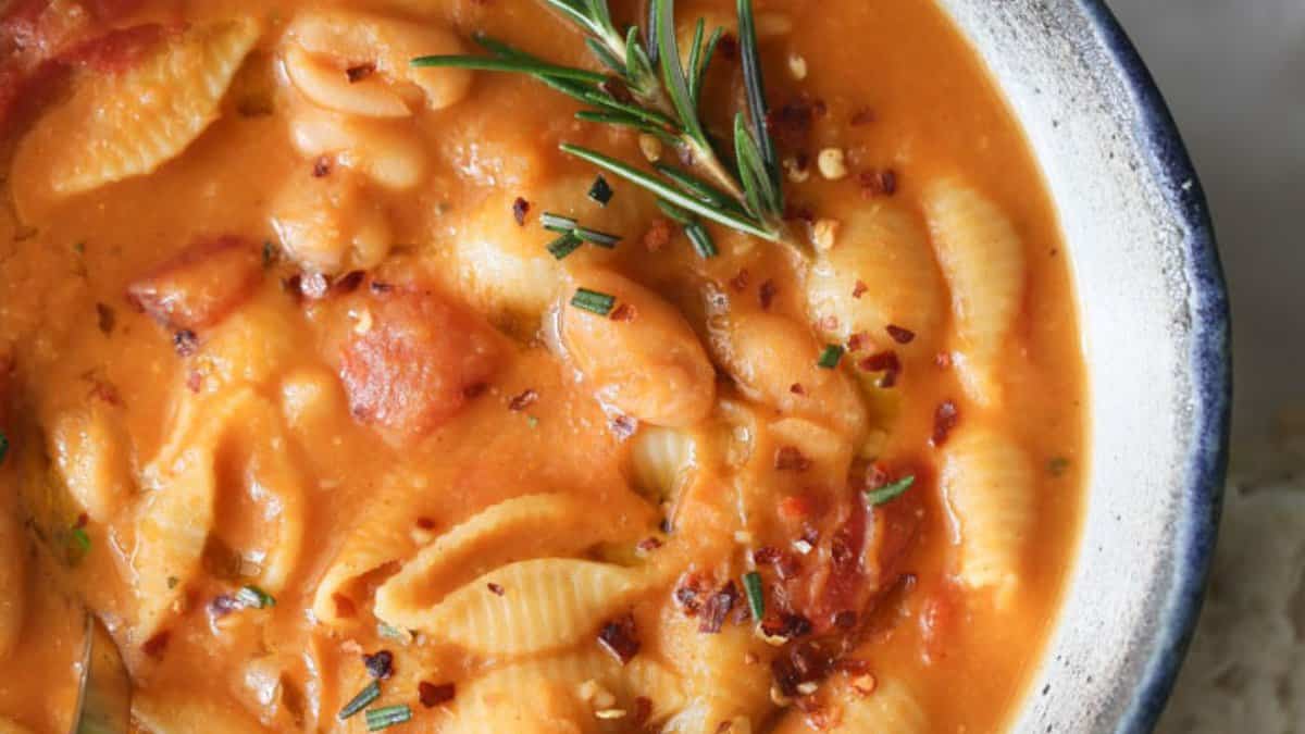 Pasta e Fagioli Végétarienne