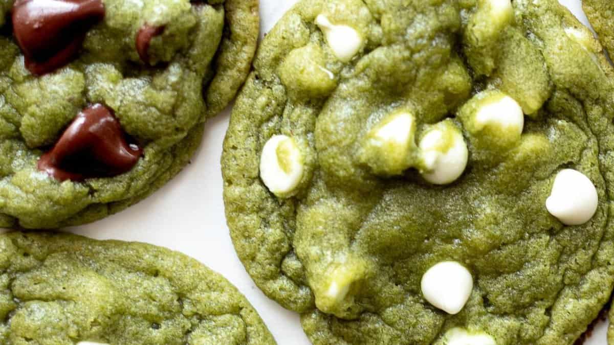 Cookies au Chocolat et Matcha.