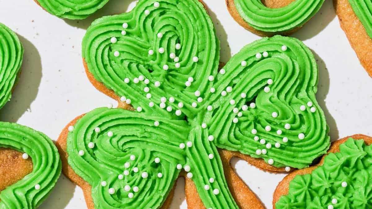 Cookies de la Saint-Patrick.
