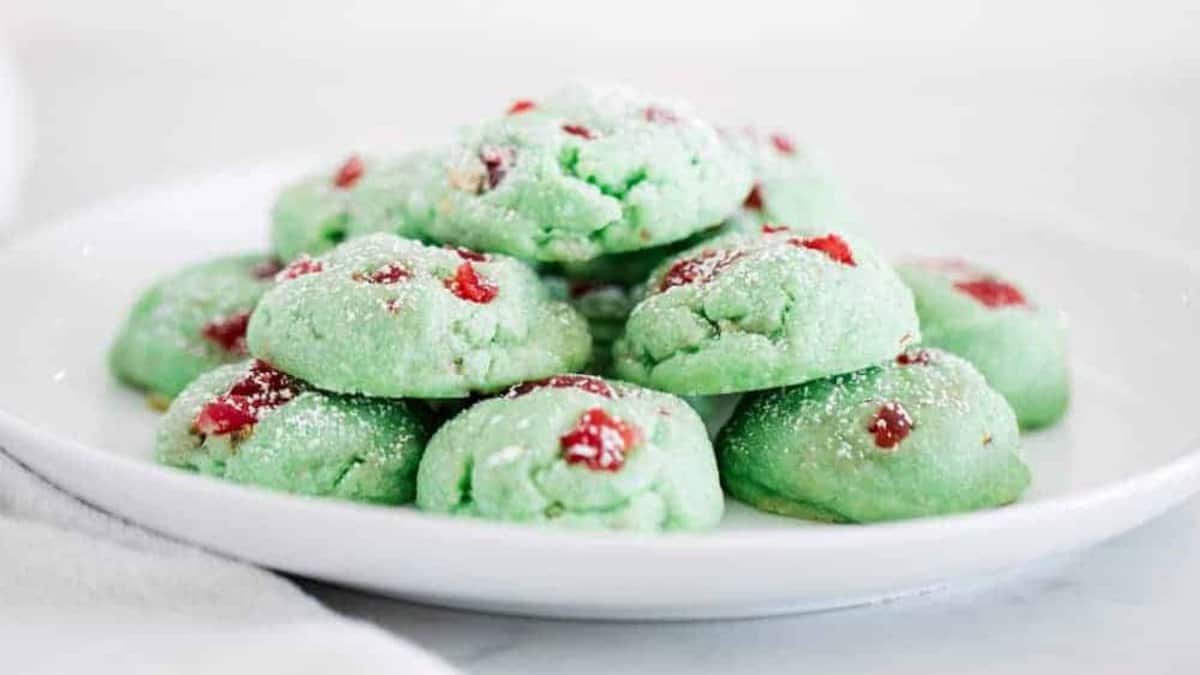 Cookies à la Pistache.