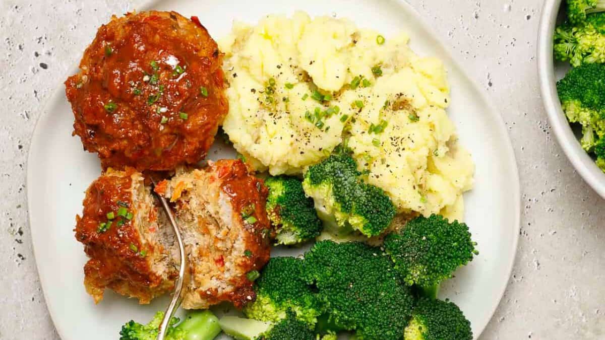 Pain de Viande de Dinde en Moule à Muffins.