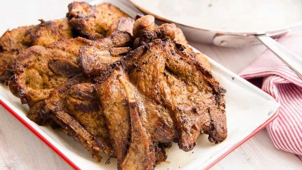 Côtelettes de Porc Frites à la Puerto-Ricaine.