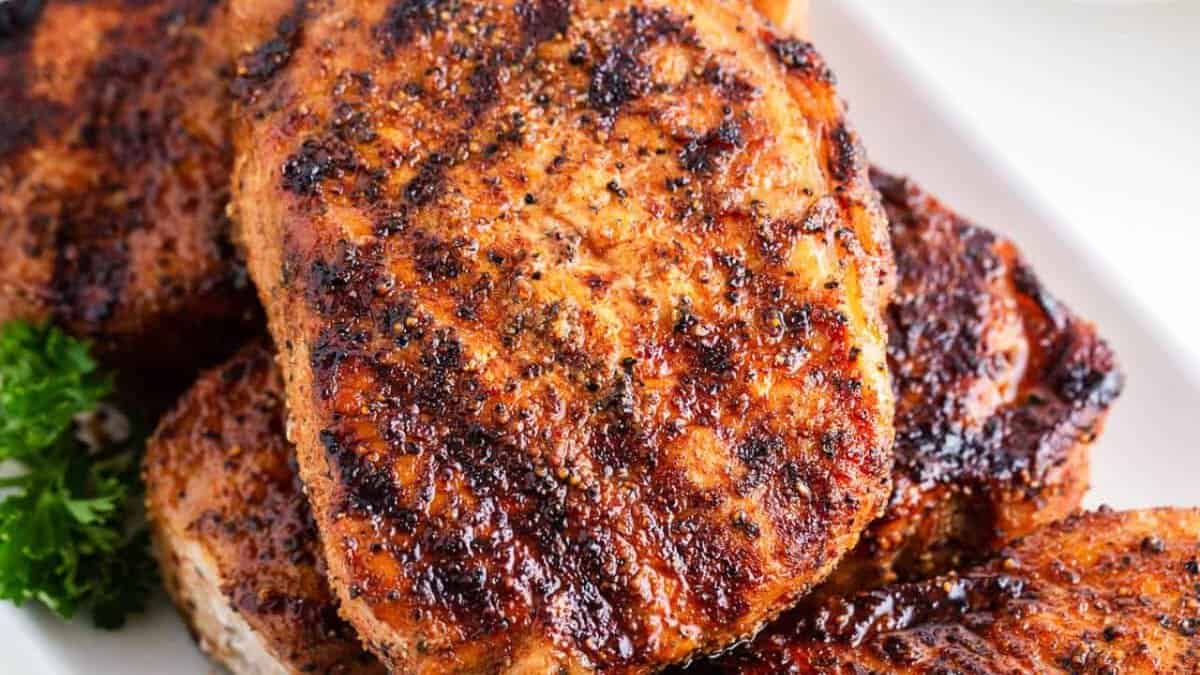 Côtelettes de Porc Grillées.