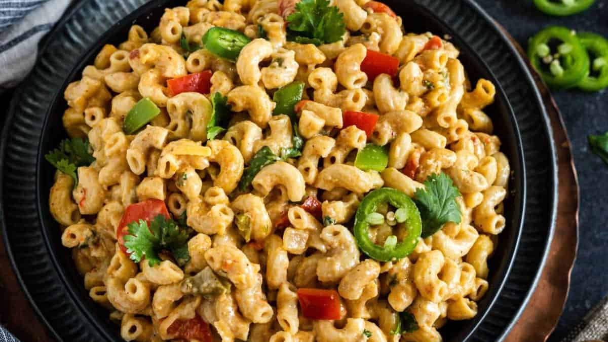 Macaroni au Fromage Épicé.