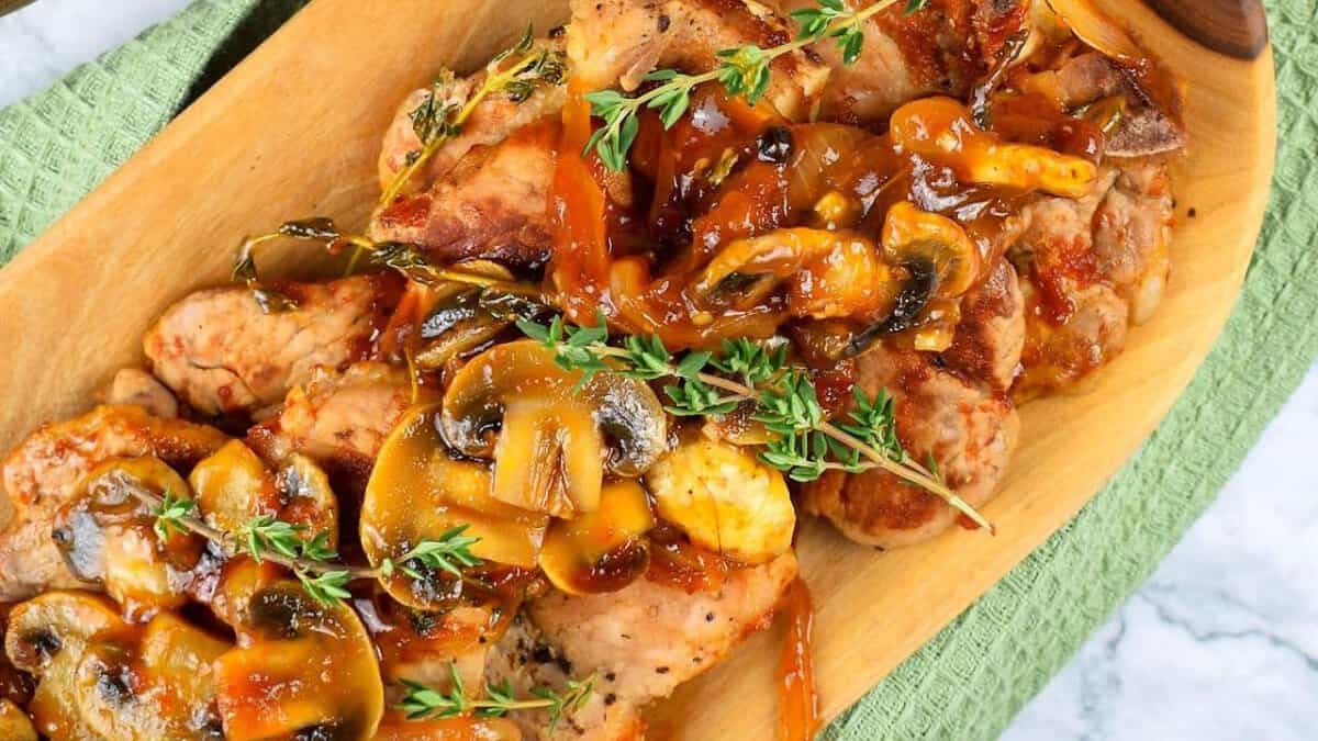 Côtelettes de Porc à la Poêle Électrique.