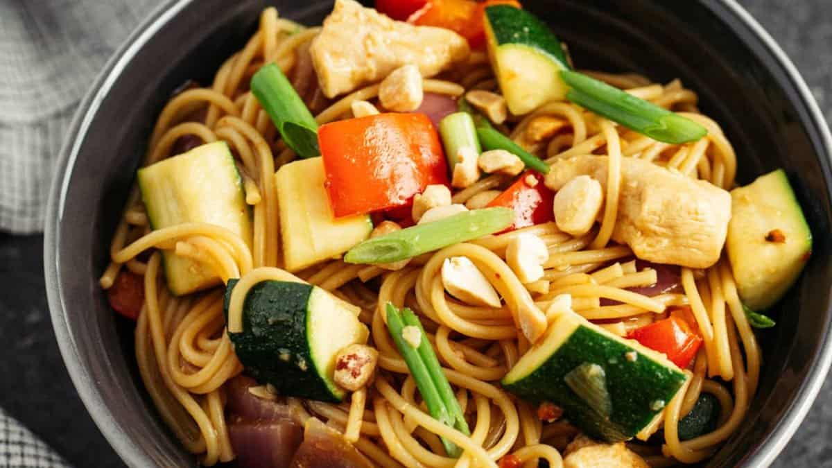 Spaghetti Kung Pao.