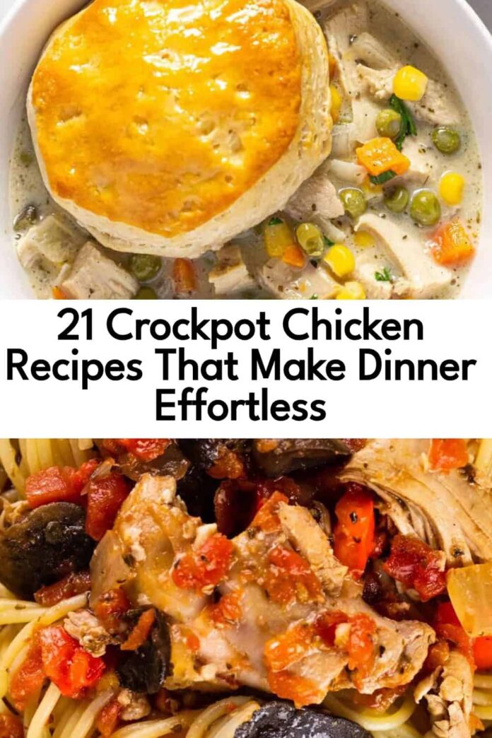 21 Set-It-and-Relax Chicken Recipes for Your Crockpot