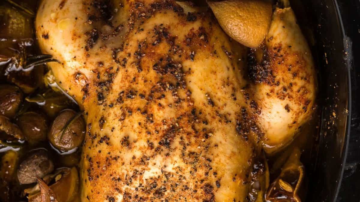 Poulet Entier à la Bière à la Crockpot