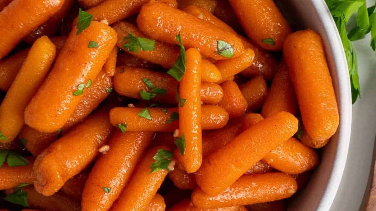 Carottes glacées à la mijoteuse.