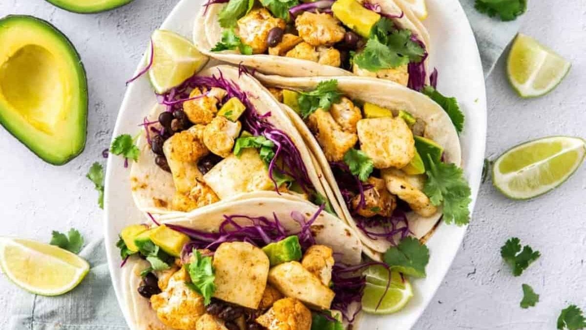 Tacos au halloumi.