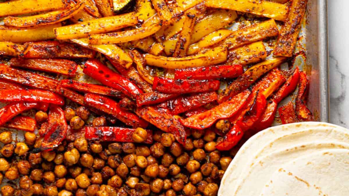 Fajitas aux pois chiches.