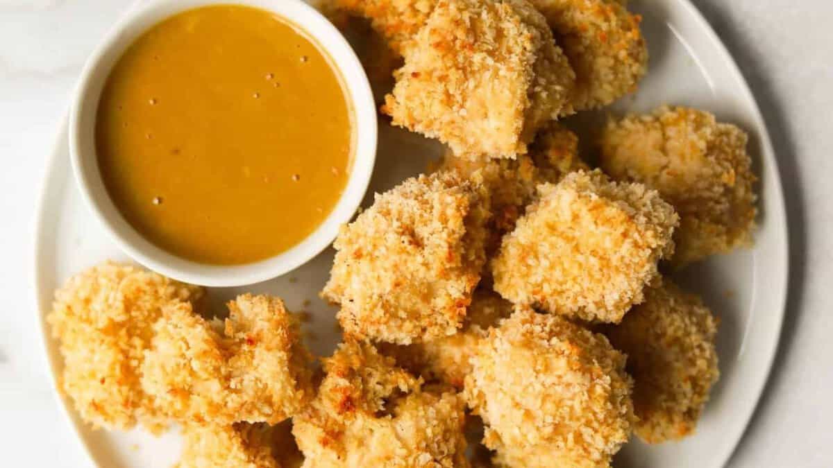 Nuggets de Poulet Croustillants au Four.