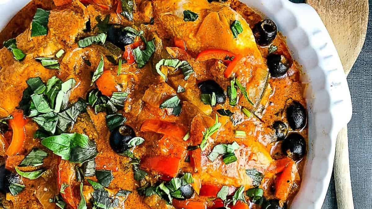 Poulet au Pesto Rouge aux Tomates Séchées.