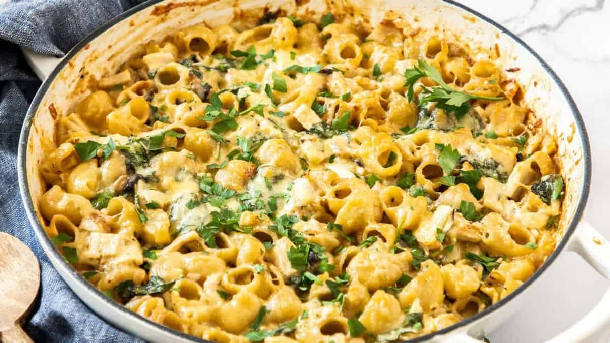 Gratin de Pâtes à la Dinde.