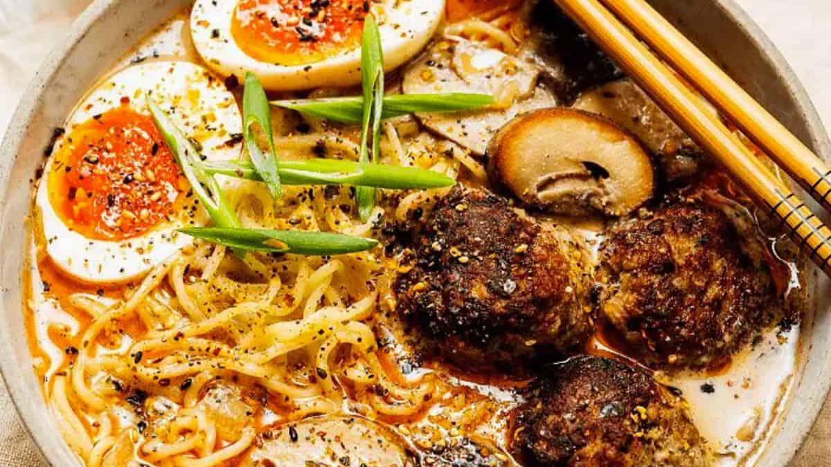 Ramen aux Boulettes de Dinde Miso