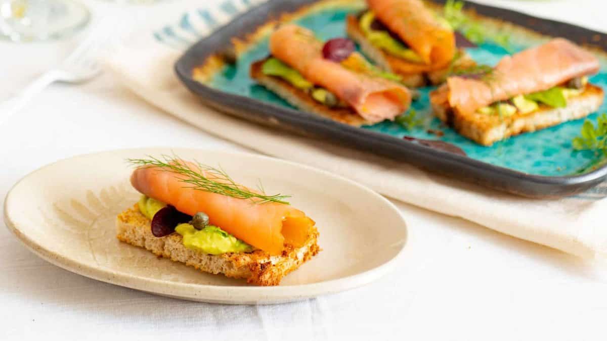 Sandwich au Saumon Fumé.